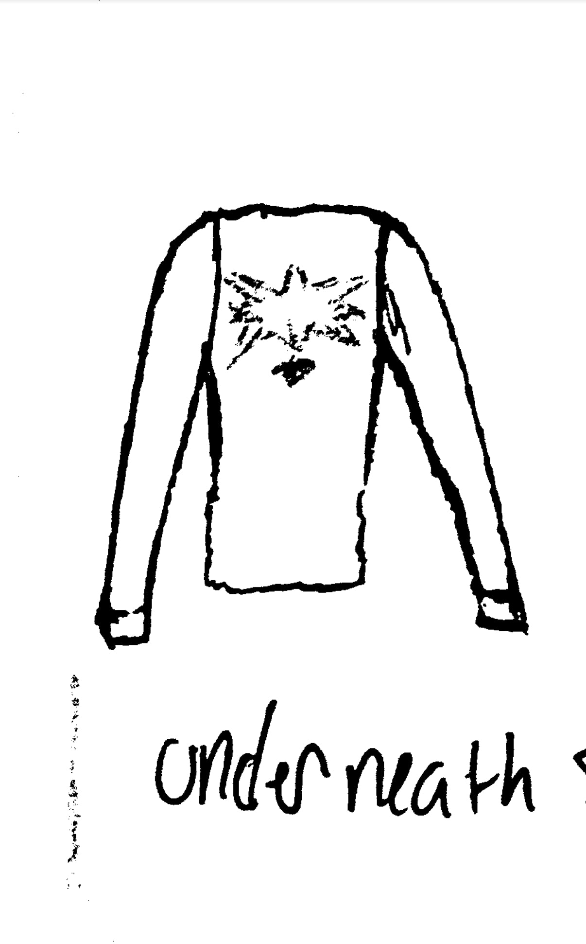 L4-MARBLE CUT LAYERING TEE