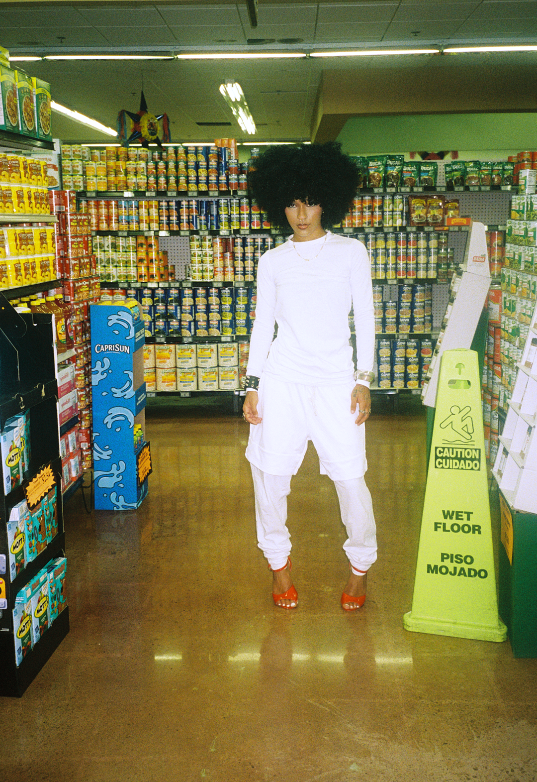 L4-MARBLE CUT LAYERING TEE